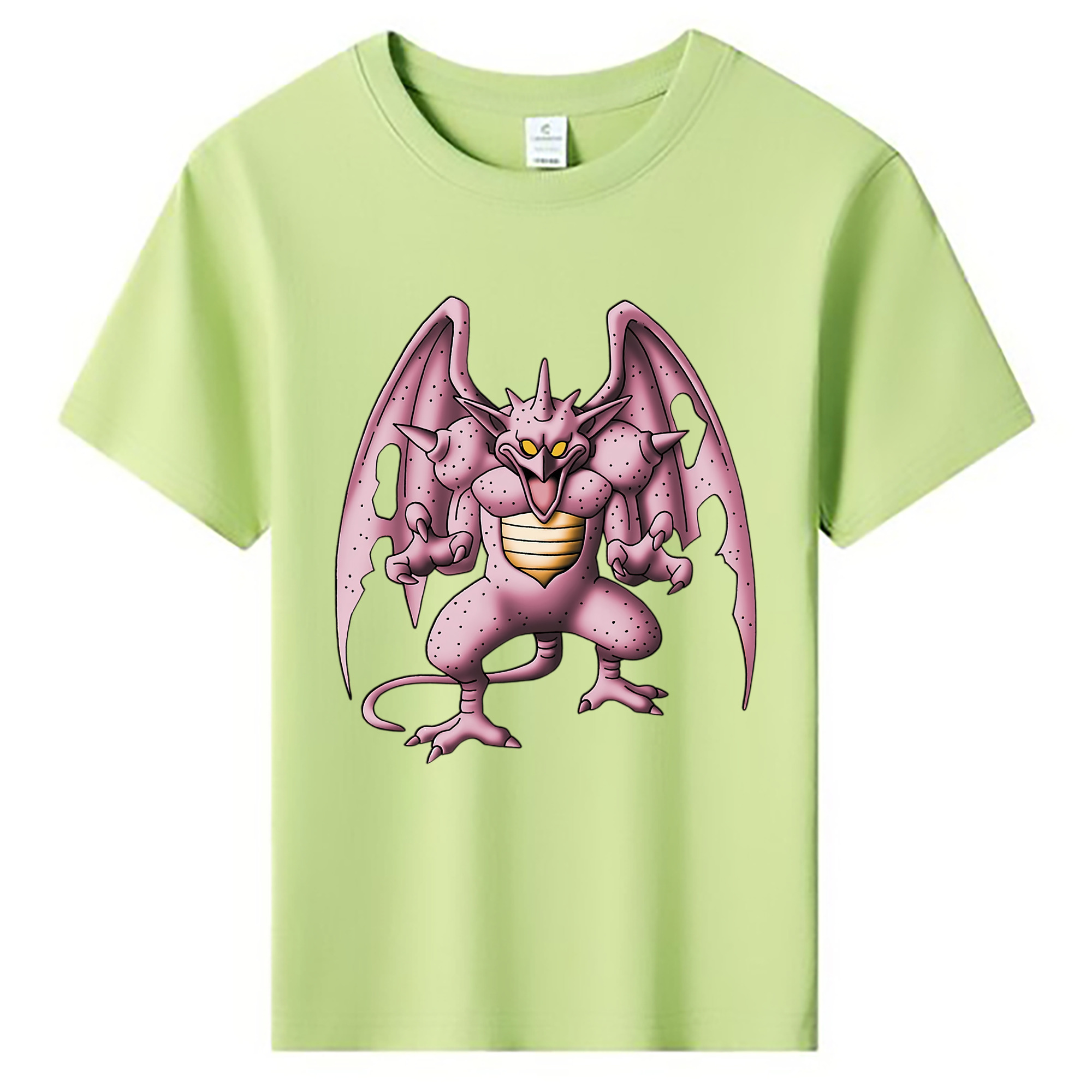 （画像用） ドラゴンクエスト Doragon Kuesuto Dragon Quest 綿100％キッズTシャツ（フロントプリント）